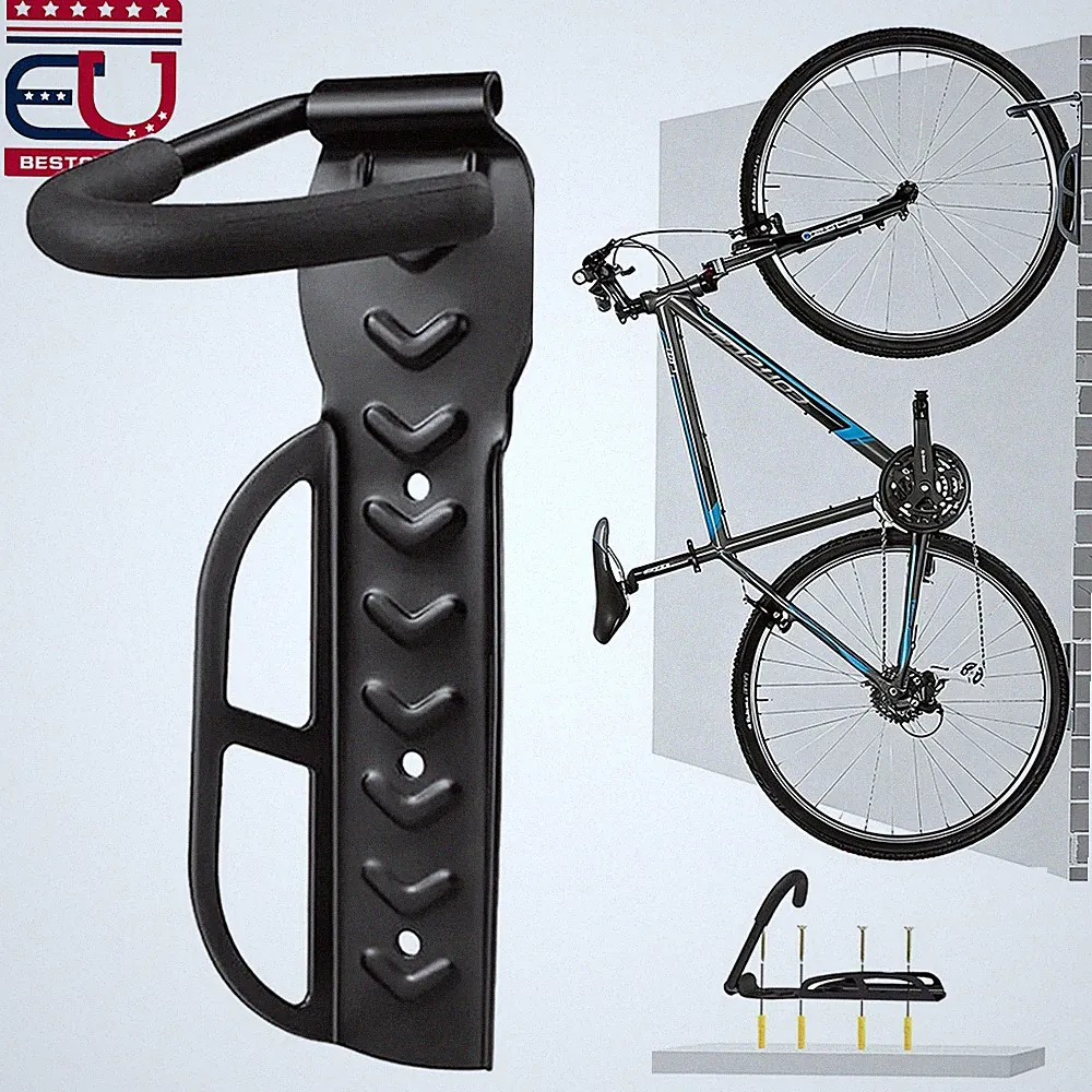 Bike Wall Mount Rack Bicycle Hanger Heavy Duty Vertical Hook for Indoor Garage